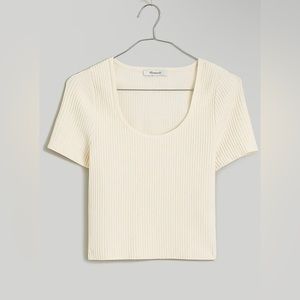 Women’s New Madewell Ottoman Crop Top